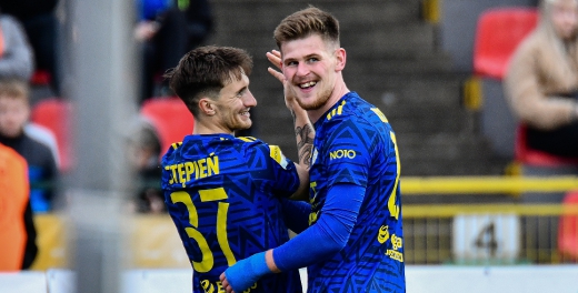 Centrum pomeczowe: Chojniczanka Chojnice - Arka Gdynia 1:3
