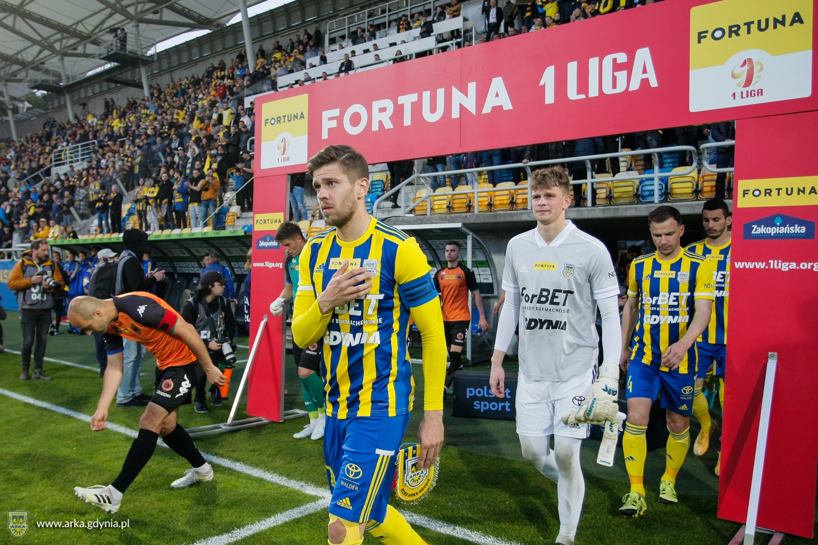 Zdjęcie Arka Gdynia - Chrobry Głogów mecz barażowy