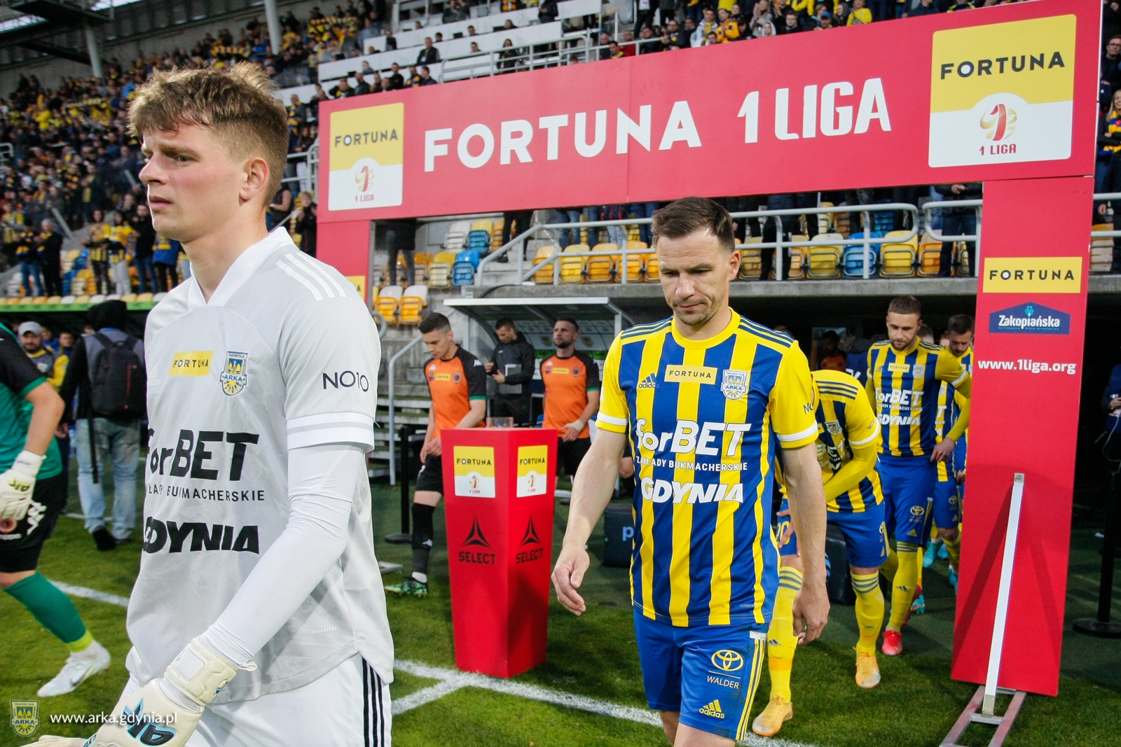 Zdjęcie Arka Gdynia - Chrobry Głogów mecz barażowy
