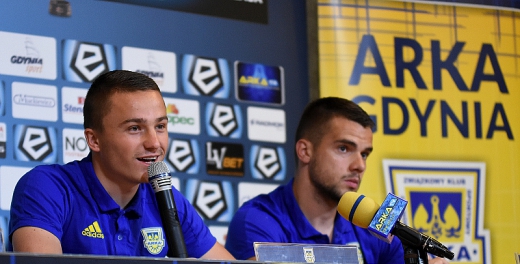 Michał Nalepa i Aleksandar Kolev przed Jagiellonią