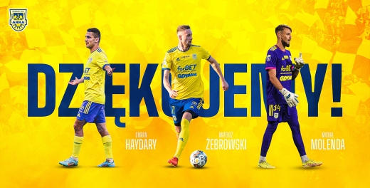 Trzech zawodników odchodzi z Arki