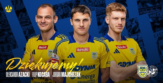 Trzech zawodników odchodzi z Arki Gdynia