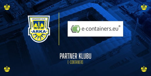 E-containers.eu Partnerem Arki Gdynia