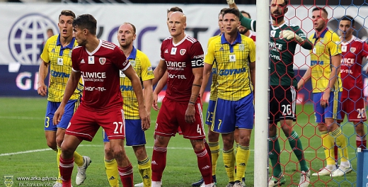 Statystyka meczu Piast Gliwice -  Arka Gdynia