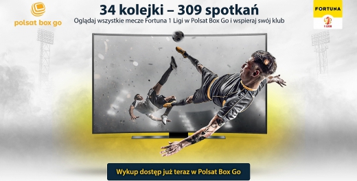 Rusza Polsat Box Go: pakiet z Fortuna 1. Ligą