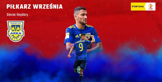 Omran Haydary Piłkarzem Września Fortuna 1 Ligi