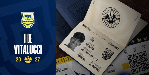 Hide Vitalucci zawodnikiem Arki Gdynia