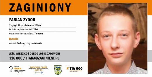 Ekstraklasa i Kluby wspierają poszukiwania zaginionych dzieci.