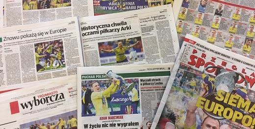 Media o pucharowym triumfie Arki!