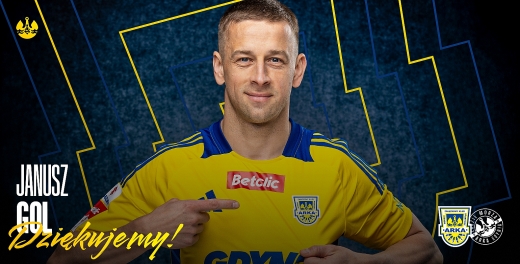 Janusz Gol nie jest już zawodnikiem Arki Gdynia
