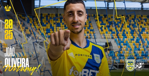 Joao Oliveira zawodnikiem Arki Gdynia