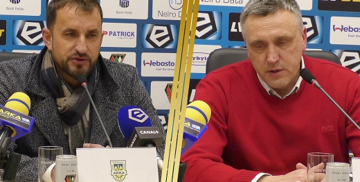 Trenerzy po meczu w Sosnowcu