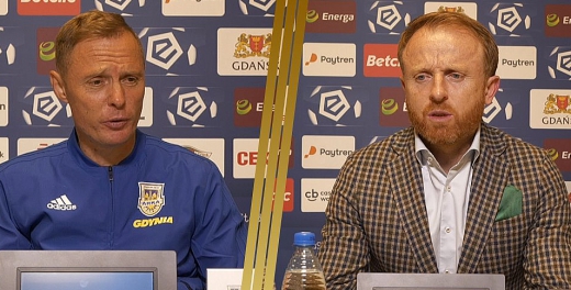 Trenerzy po meczu Lechia Gdańsk - Arka Gdynia