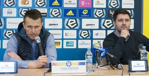 Trenerzy po meczu Arka - Wisła Płock.