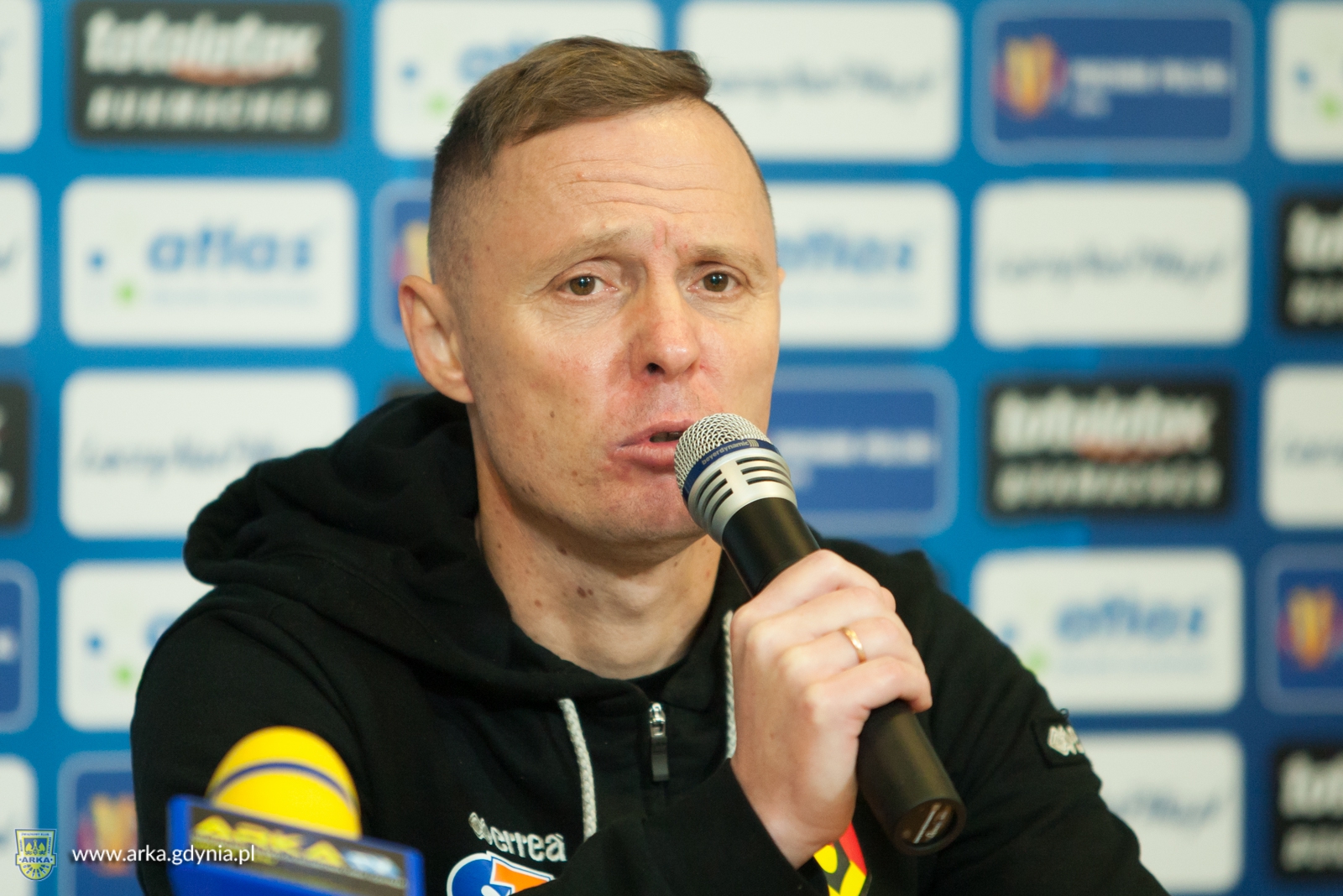 Trenerzy po meczu Arka - Jagiellonia-image