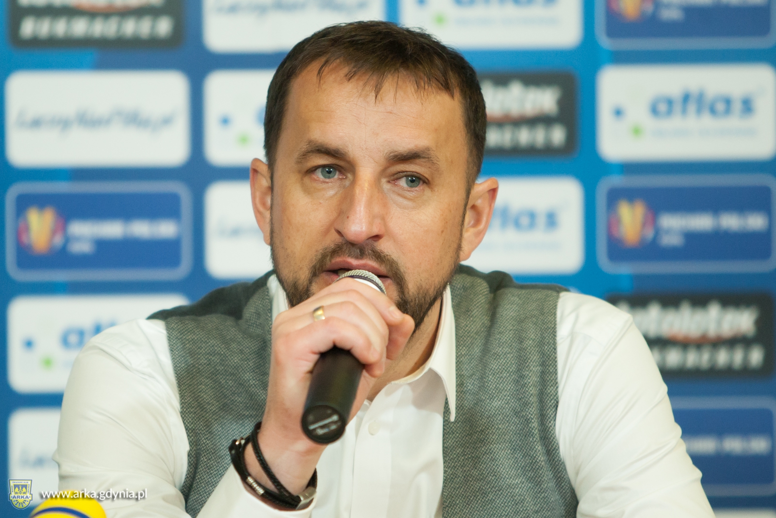 Trenerzy po meczu Arka - Jagiellonia-image