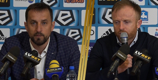 Trenerzy po meczu Arka - Lechia