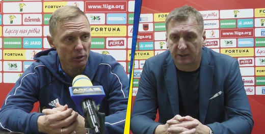 Trenerzy po meczu Górnik Łęczna - Arka Gdynia