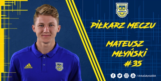 Piłkarz meczu: Mateusz Młyński!