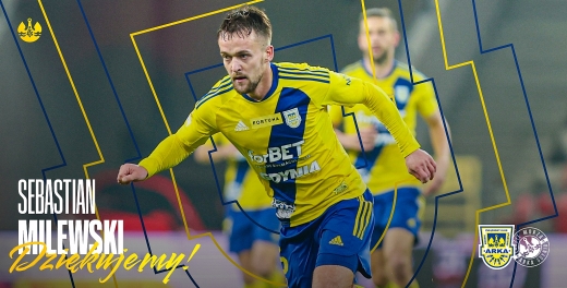 Sebastian Milewski odchodzi z Arki Gdynia