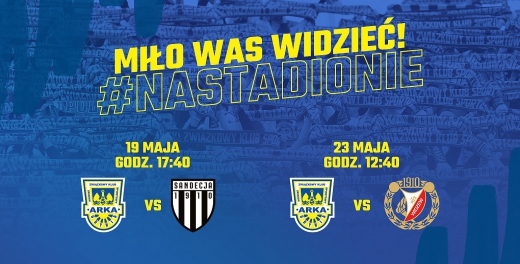Bilety na mecze z udziałem publiczności!