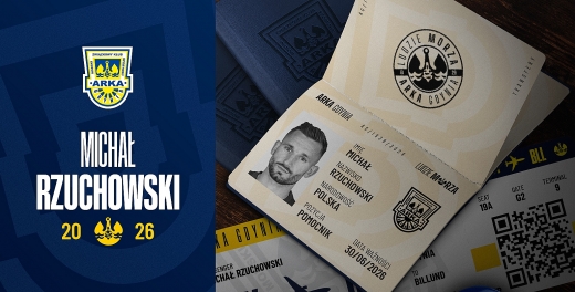 Michał Rzuchowski zawodnikiem Arki Gdynia