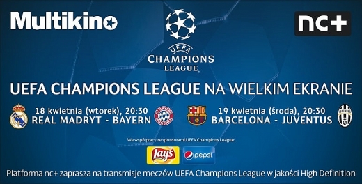 Liga Mistrzów UEFA w Multikinie.