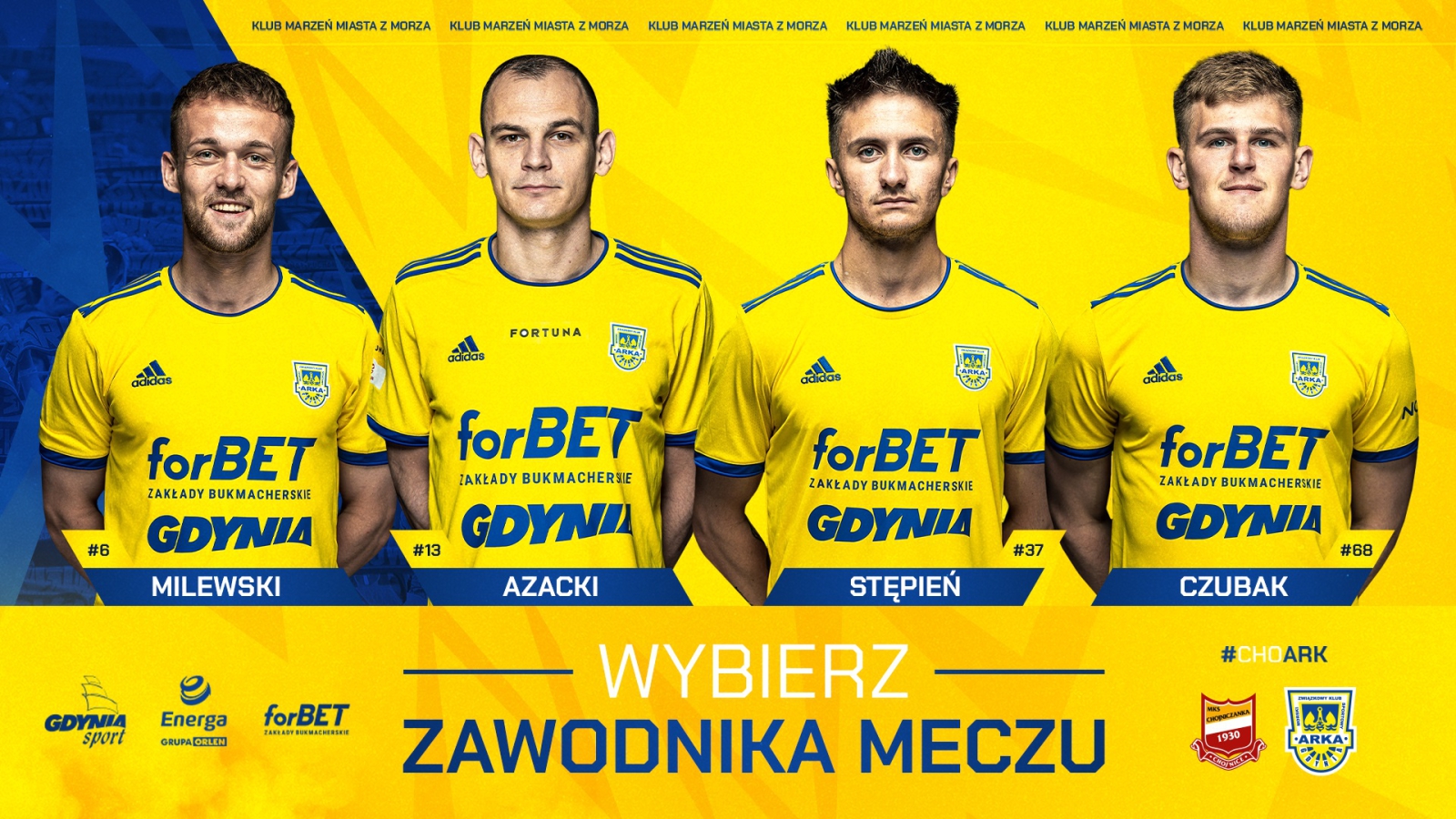 Centrum pomeczowe: Chojniczanka Chojnice - Arka Gdynia 1:3-image