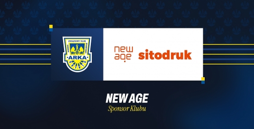 New Age Sponsorem Arki Gdynia