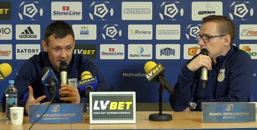 Trener Aleksandar Rogić przed meczem z Wisłą Płock