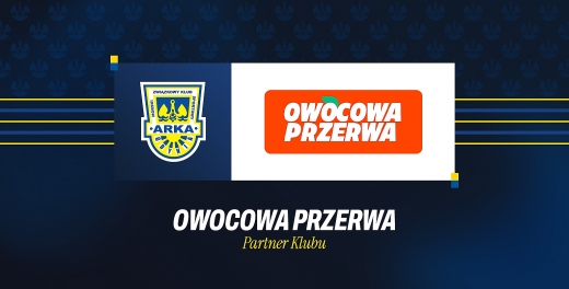 Owocowa Przerwa Partnerem Arki Gdynia