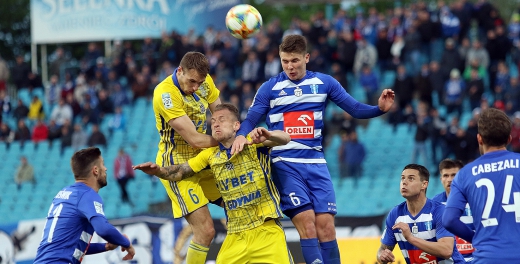Wisła Płock - Arka 1:1. Ostatnia minuta tym razem dla Arki!