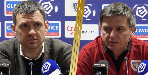 Trenerzy po meczu Piast Gliwice - Arka Gdynia
