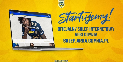 Startujemy z Oficjalnym Sklepem Internetowym Arki Gdynia