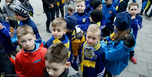 Grupy zorganizowane na meczu z Wigrami.
