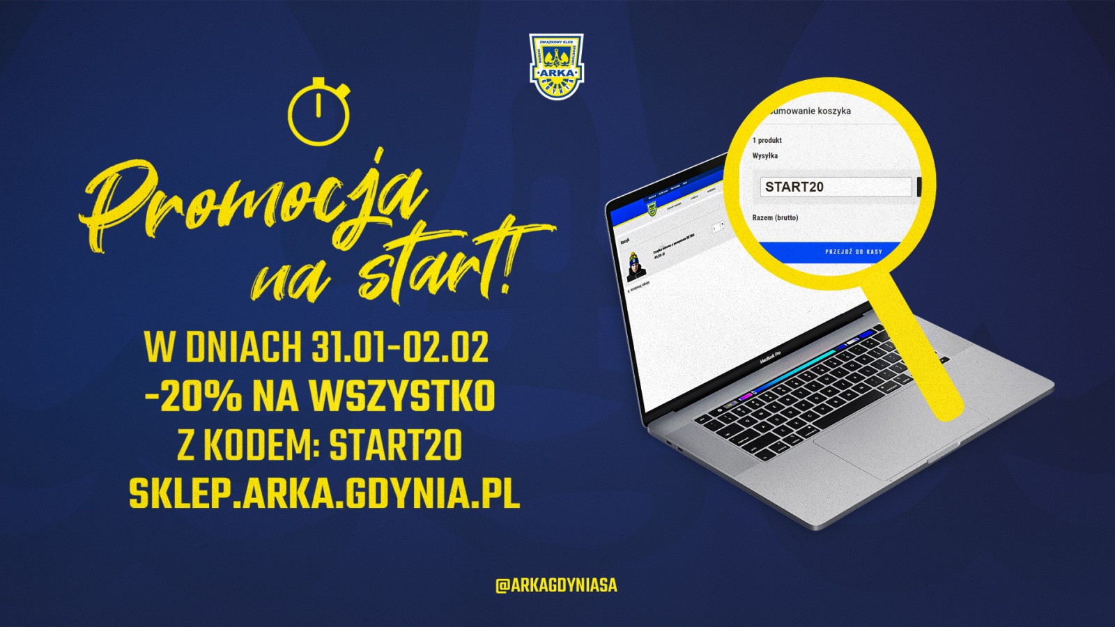 Startujemy z Oficjalnym Sklepem Internetowym Arki Gdynia-image