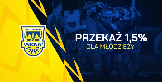 Przekaż 1,5 procent podatku na młodzież Arki