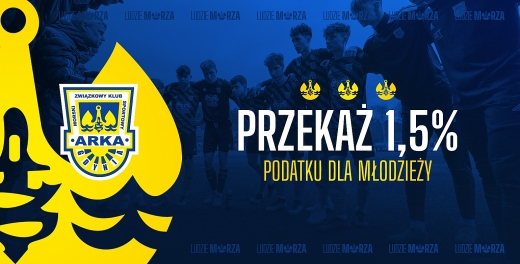 Przekaż 1,5 procent podatku na młodzież Arki