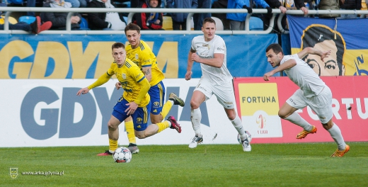 Centrum pomeczowe: Arka Gdynia - Puszcza Niepołomice 1:1