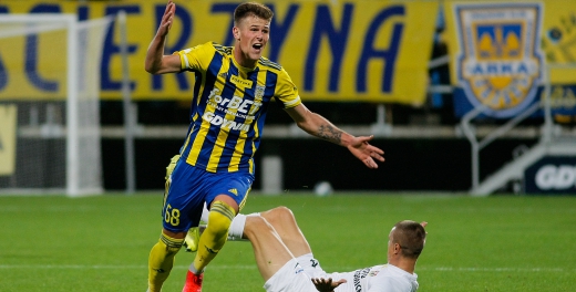 Fortuna 1 liga: Arka Gdynia - Puszcza Niepołomice 2:0