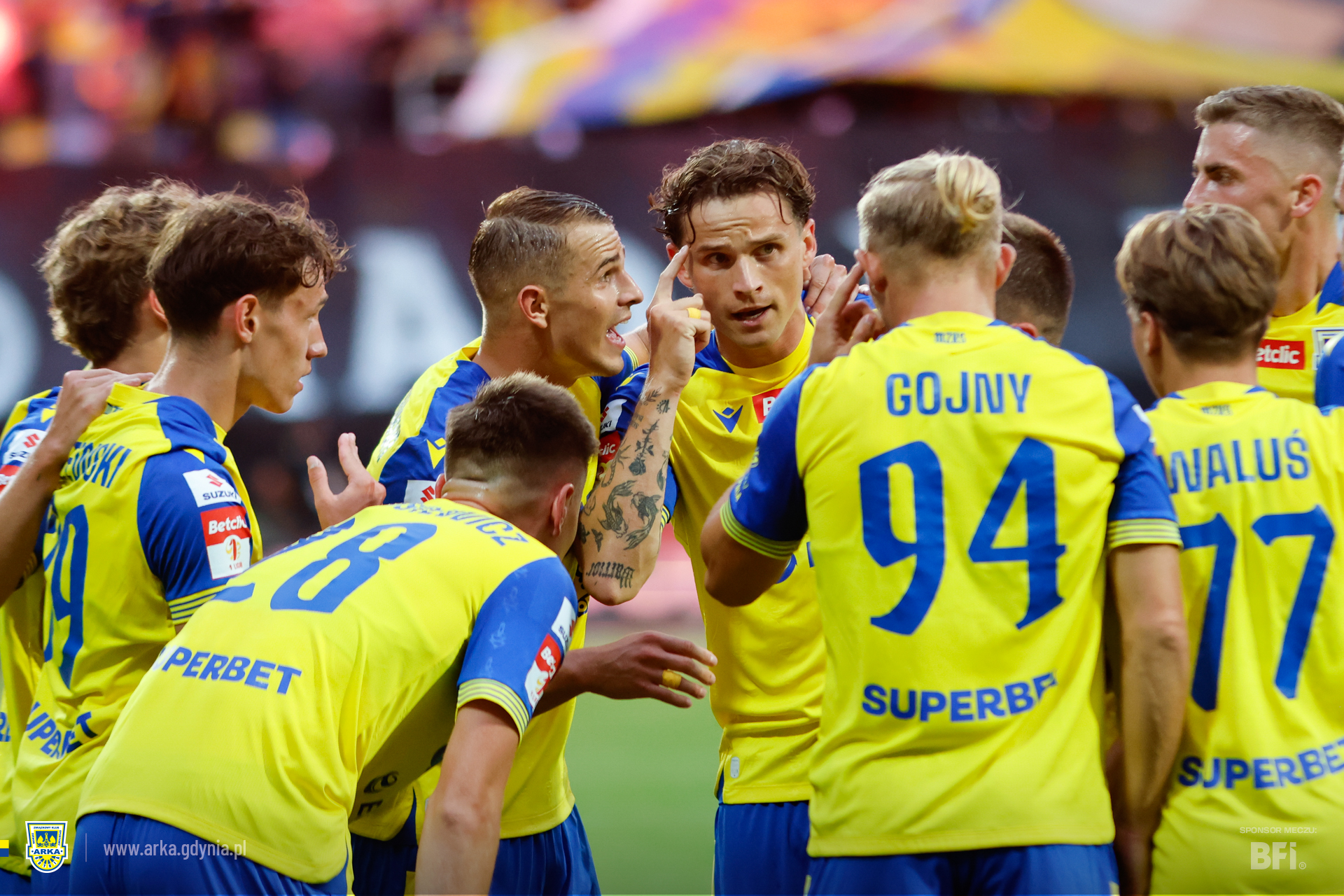 Zdjęcie Betclic 1 Liga: Arka Gdynia - Puszcza Niepołomice 3:0 cz. II