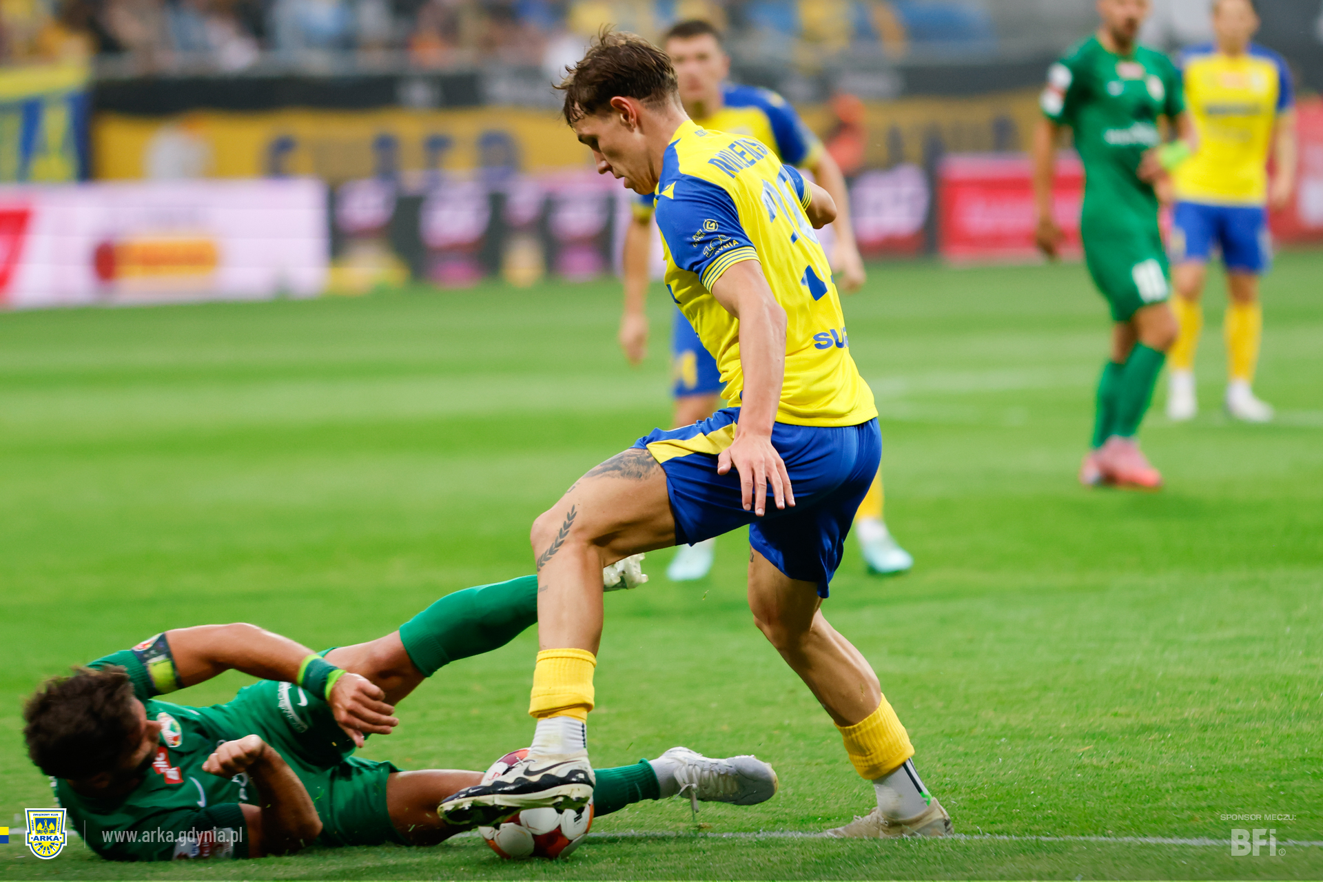 Zdjęcie Betclic 1 Liga: Arka Gdynia - Puszcza Niepołomice 3:0 cz. II