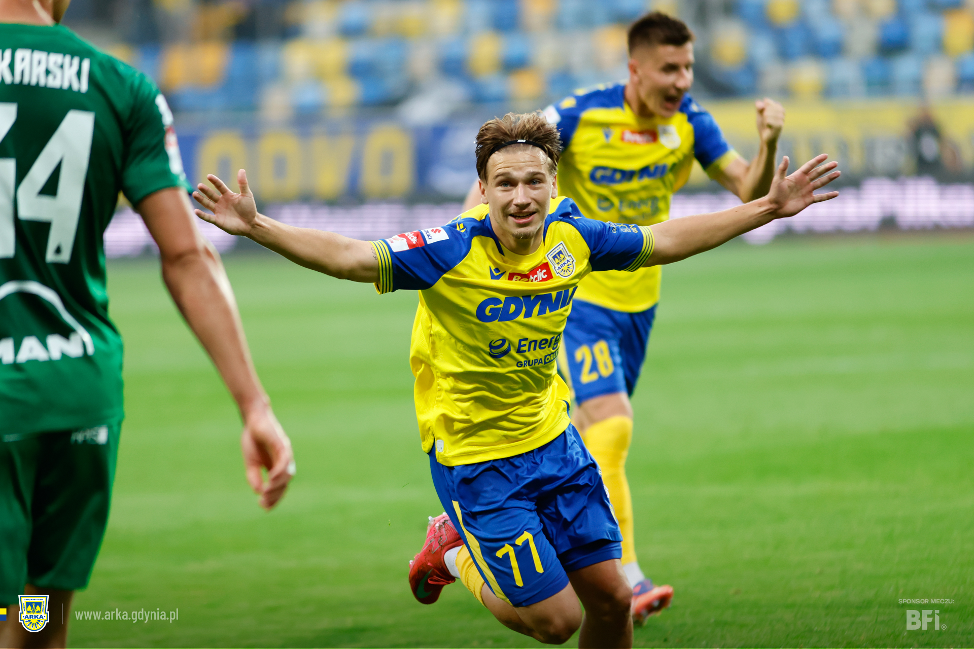Zdjęcie Betclic 1 Liga: Arka Gdynia - Puszcza Niepołomice 3:0 cz. II