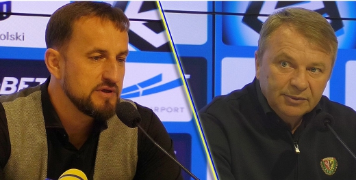 Trenerzy po meczu Śląsk - Arka