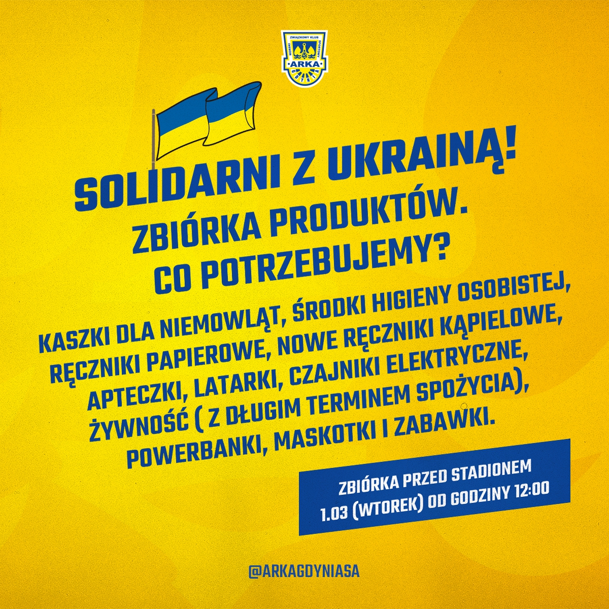 Solidarni z Ukrainą! Zbiórka na rzecz uchodźców-image