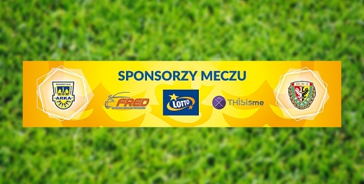 Sponsorzy meczu ze Śląskiem.