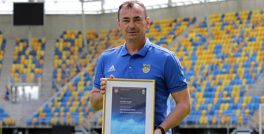 Jarosław Krupski z dyplomem UEFA Goalkeeper A!
