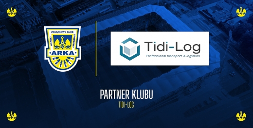 Tidi-Log Partnerem Arki Gdynia