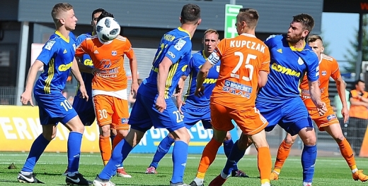 Bruk-Bet Termalica - Arka 2:1. Arka przeważała, ale przegrała.