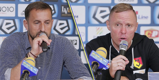 Trenerzy po meczu Arka - Jagiellonia
